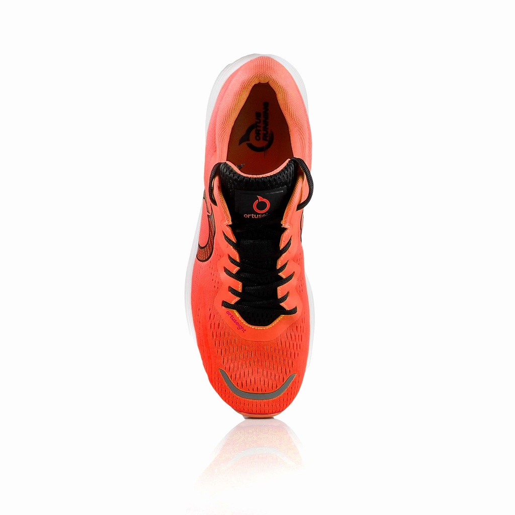 SEPATU LARI/RUNNING ORTUSEIGHT HYPERSONIC - PEACH WHITE BLACK