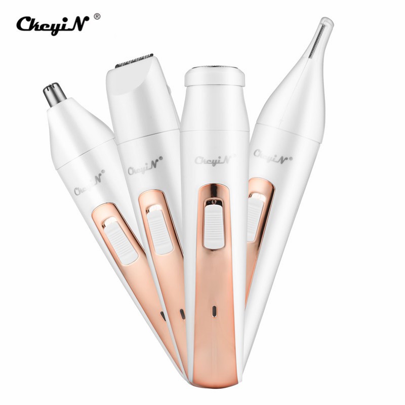 

CkeyiN Alat Cukur Alis Elektrik 4 In 1 dengan USB Rechargeable