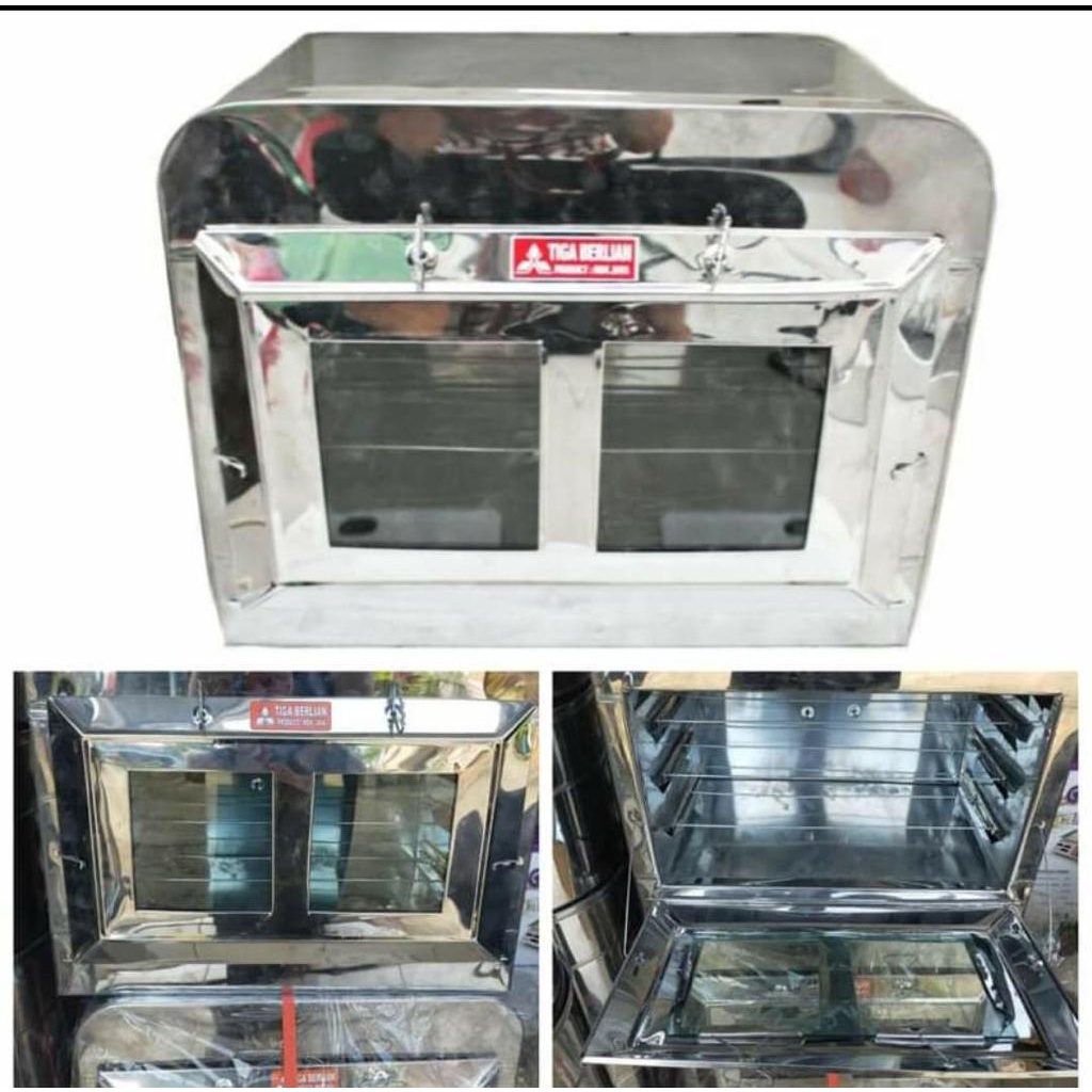 Oven stainless tiga berlian - oven diatas kompor - oven tangkring murah