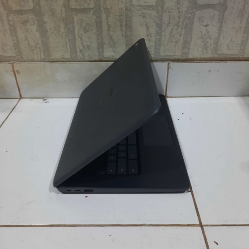 Laptop HP 14-db0020nr ChromeBook Amd A4+9120C VGA RADEON R4 Layar 14inch OS.Chrome