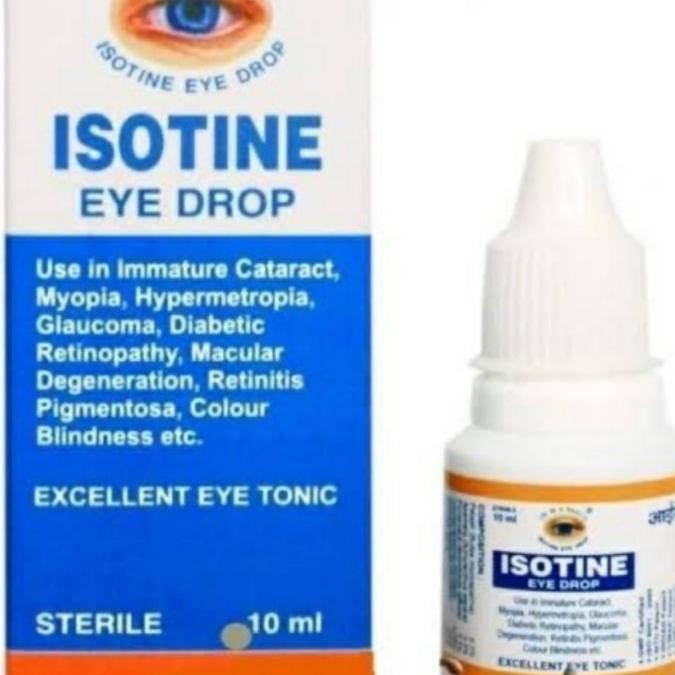 ORIGINAL Isotine obat tetes mata - katarak, rabun, iritasi, merah Murah