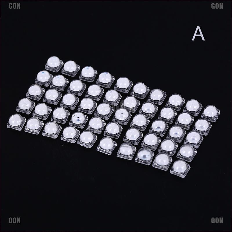 50 Pcs Lensa led Untuk 5050smd 30 60 120 Derajat