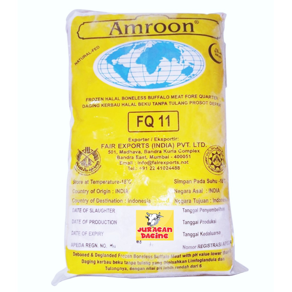 

Daging India Tanpa Tulang Import 900gr - Termurah