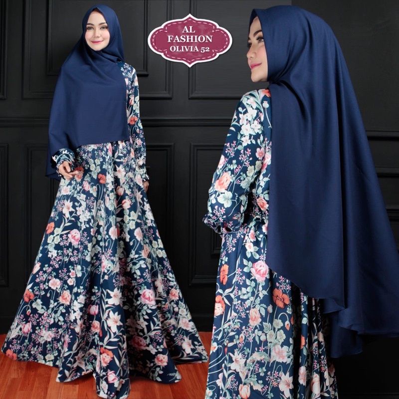 gamis syari olivia./gamis pesta