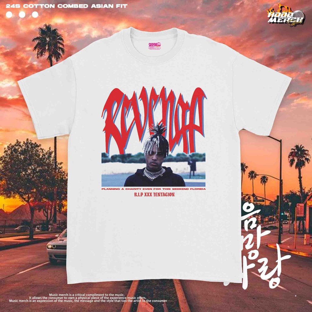 KAOS XXX TENTACION LAST DAY / BAJU XXX TENTACION T-SHIRT / COD