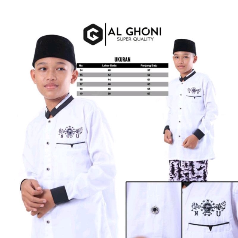 baju koko nu koko anak nu murah merah