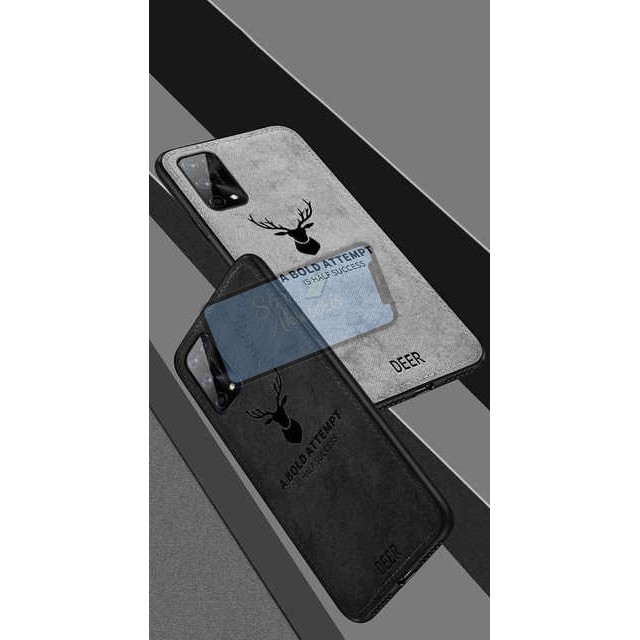 Case Deer Luxury Leather For Realme 7 l 7 Pro l 7i Case Soft Case Realme7