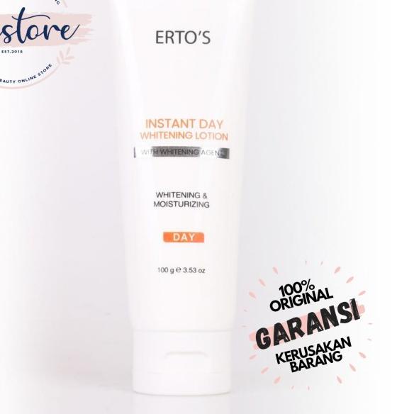 ☻ [ ERTOS ] GLOWING SERIES INSTANT DAY WHITENING LOTION ORI ✰