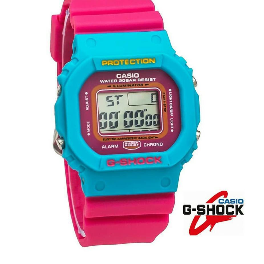 (KD-655)-TERLARISJAM TANGAN PRIA G-SHOCK CASIO DW 5600 GS CASIO SEGI WARNA HITAM ANTI AIR DIGITAL on