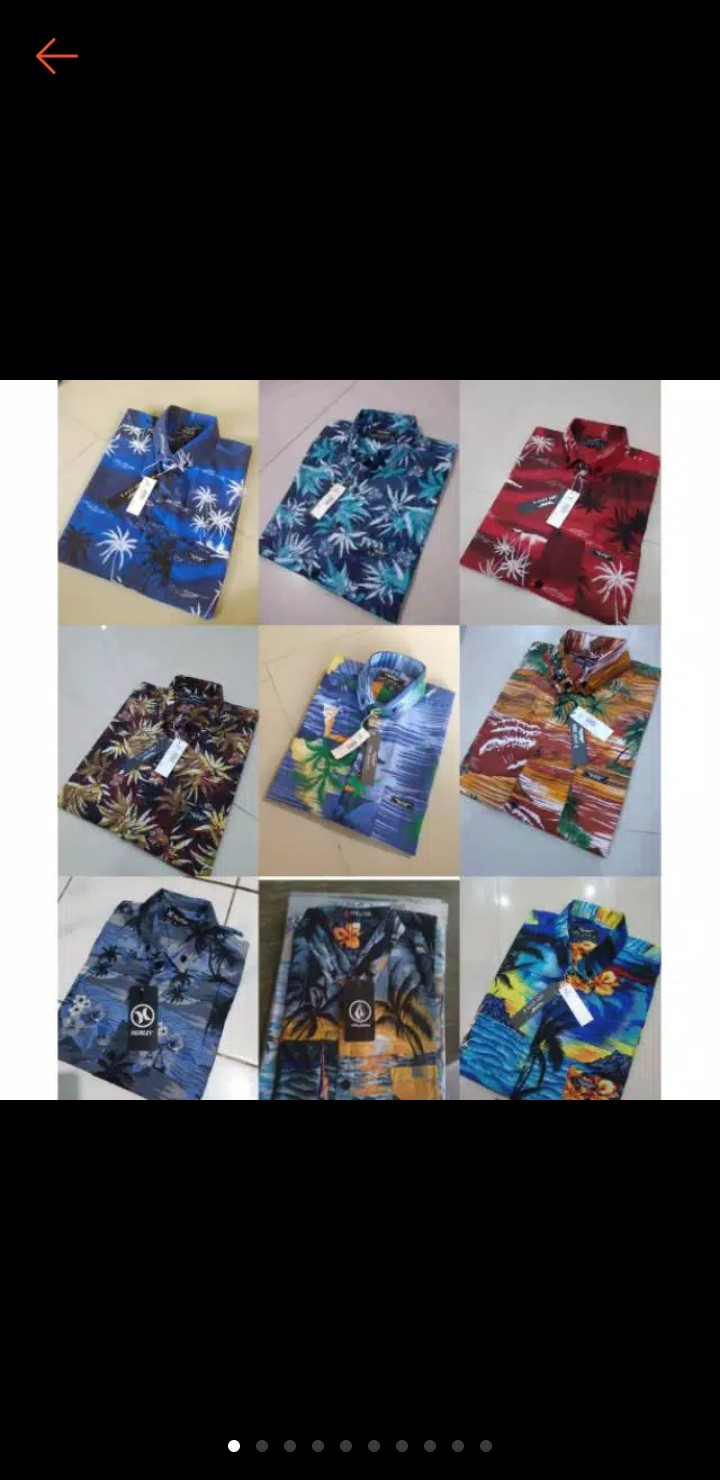 Kemeja Surfing Motif Pantai