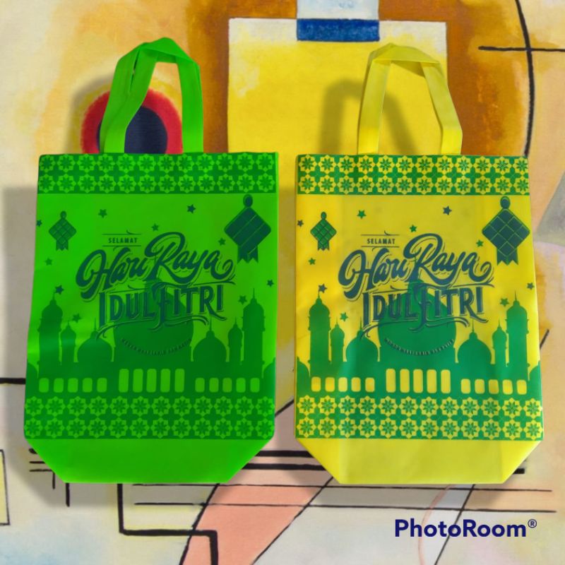 

Tentengan selamat hari raya idul Fitri/ goodie bag idul Fitri ukuran 35x45x10