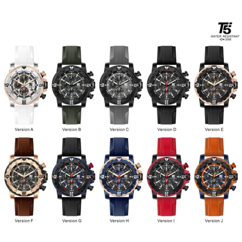 JAM TANGAN PRIA CHRONOGRAPH T5 H 3757 G/LMH.JAM PRIA T5 H 3757/JAM T5 H 3757 ORIGINAL/JAM TANGAN T5 