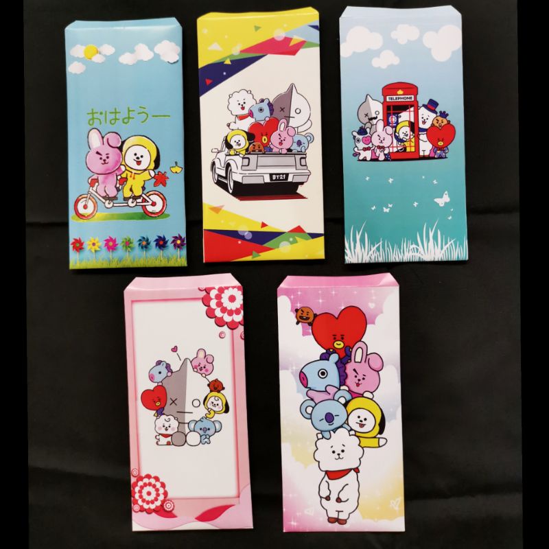 BT21 Amplop (panjang) Envelope BTS Lucu Cute Angpao 01 Envelope
