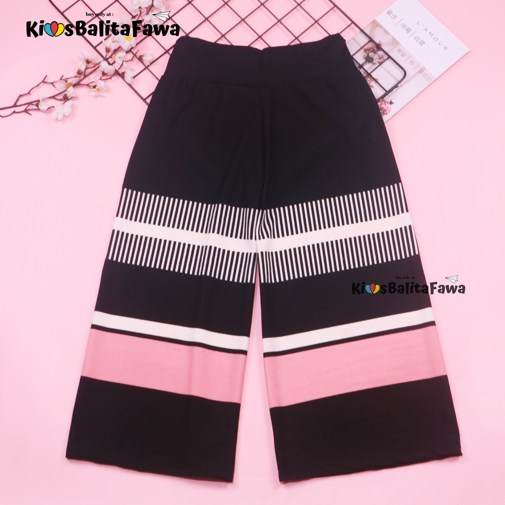 [MOTIF] Kulot Sasa 7-9 Tahun / Panjang Cullotes 7/8 Pants Adem Bawahan Harian Anak Perempuan Cewek