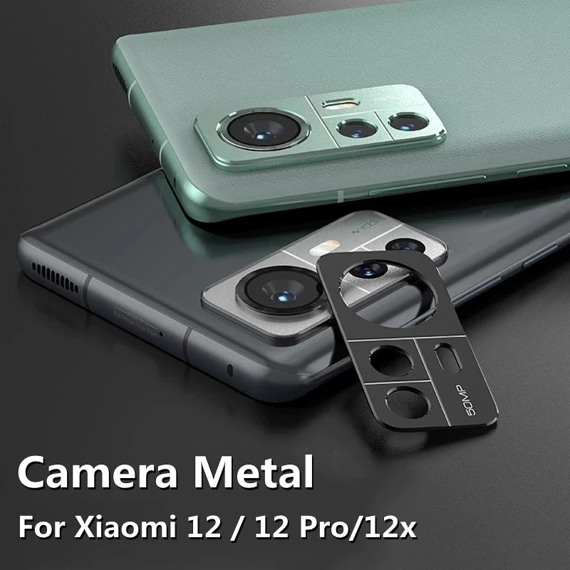 Pelindung Lensa Kamera Belakang Bahan Aluminum Alloy Metal Untuk Xiaomi Mi 12 Pro 12x