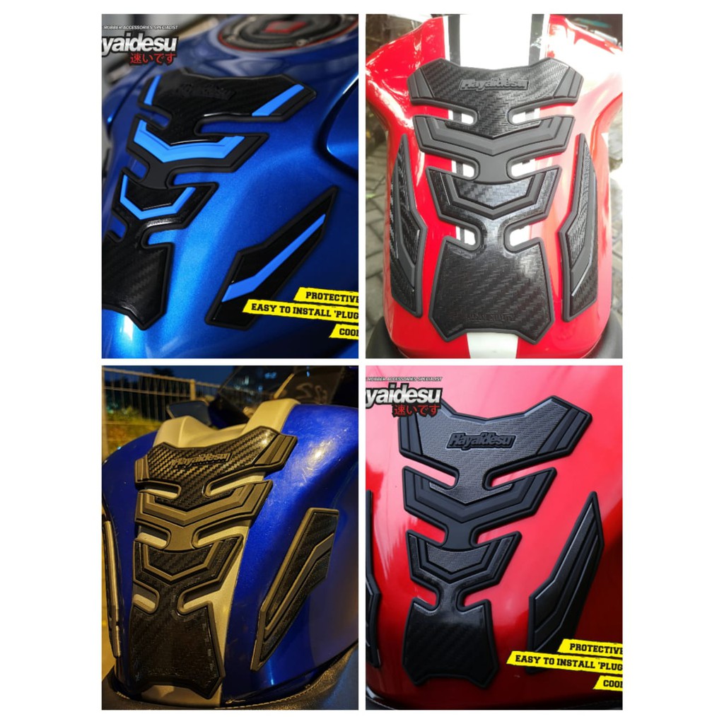 

Hayaidesu Universal Tank Pad Aksesoris Decal Variasi Carbon Pelindung Tanki Motor