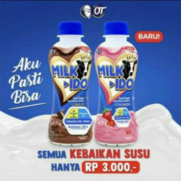 milk ido susu segar 200 ml isi 12 botol