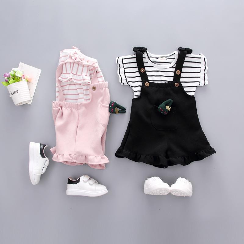 Jumpsuit Setelan Boneka Cewek Setelan Baju Bayi Import Pakaian Anak Perempuan