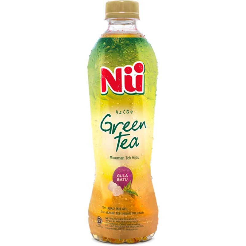 

NU Green Tea Gula Batu 450 ml - Botol