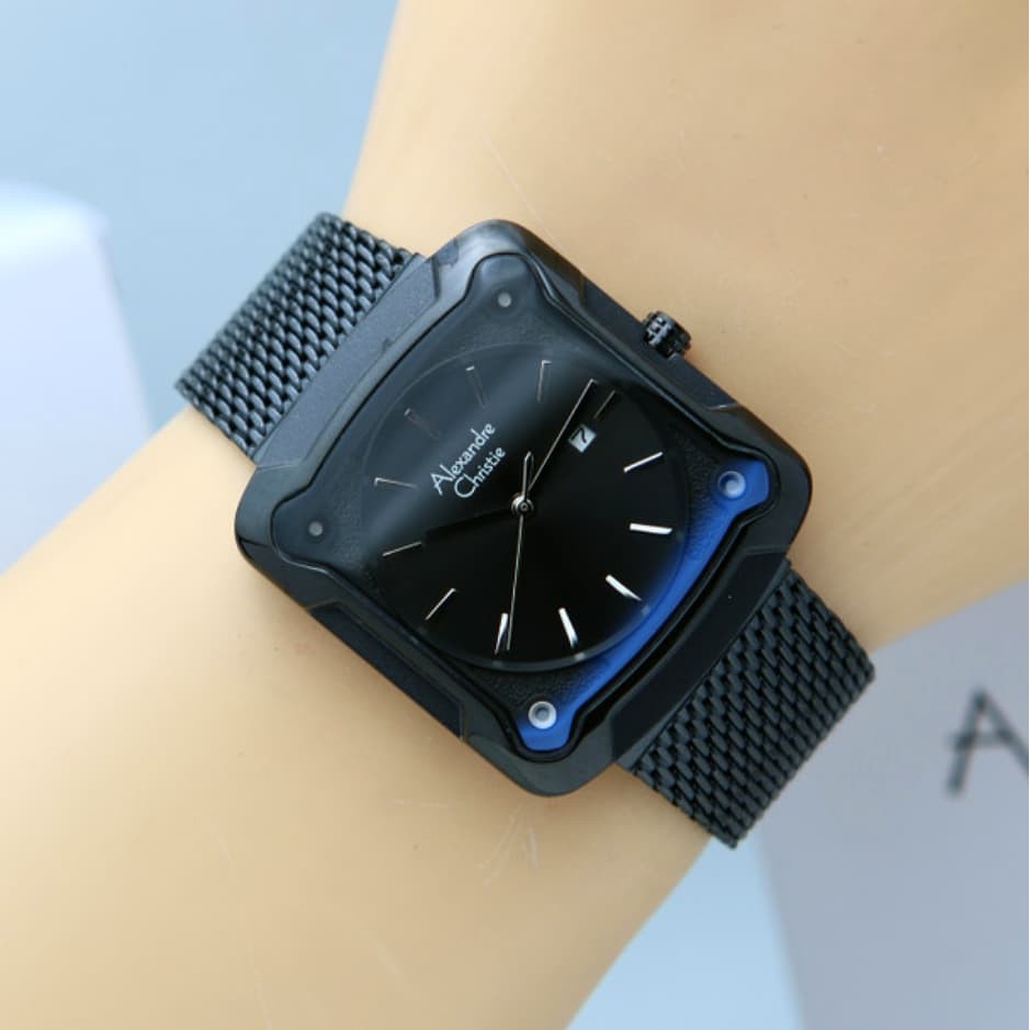 Alexandre Christie AC3030 Original Jam Tangan Wanita Full Black