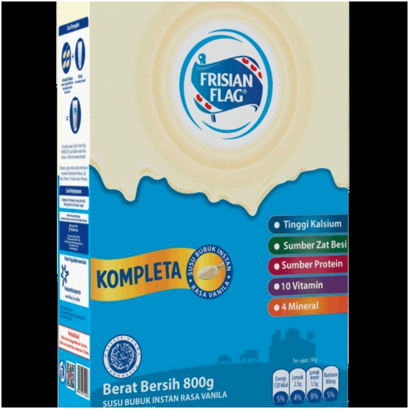 

Frisian Flag Kompleta Vanila 800 gram