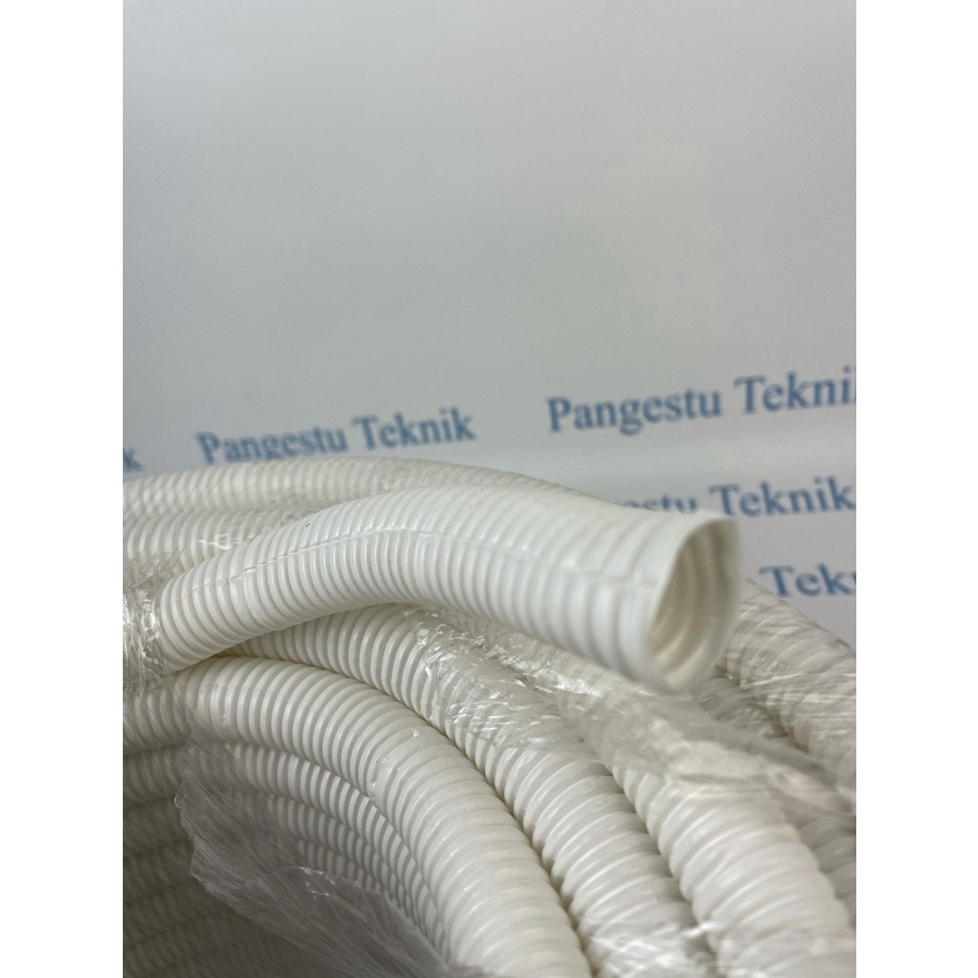 Flexibel Listrik 20mm / Selang Pipa Listrik / Corugated Pipa Putih / M