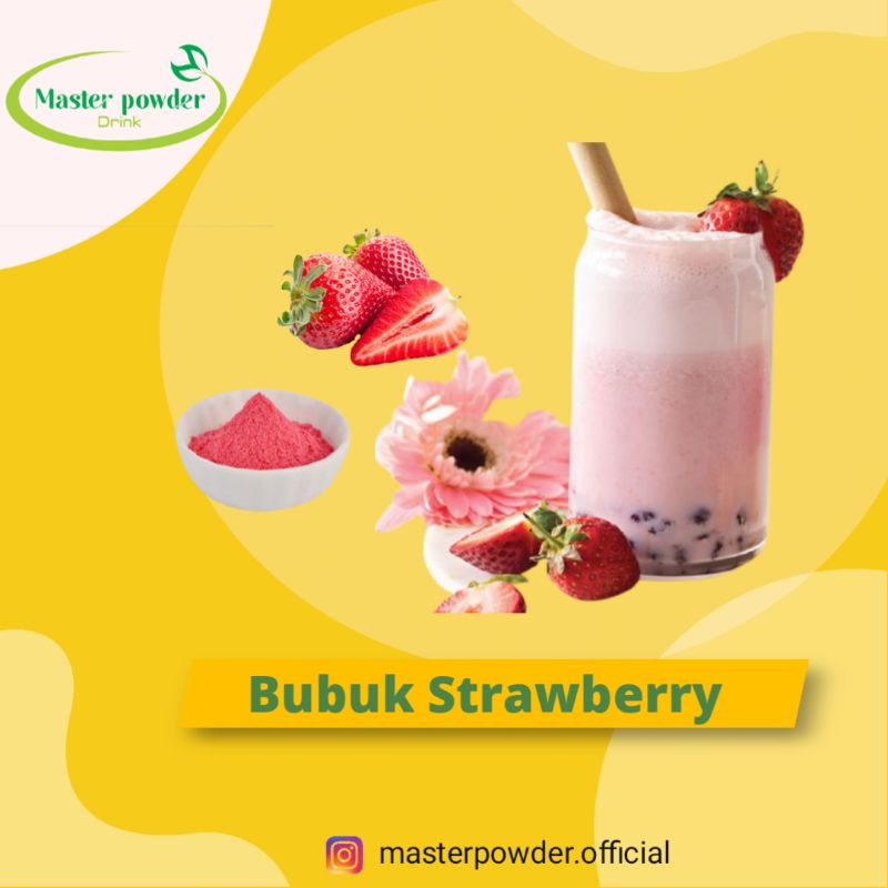 

Bubuk minuman strawberry