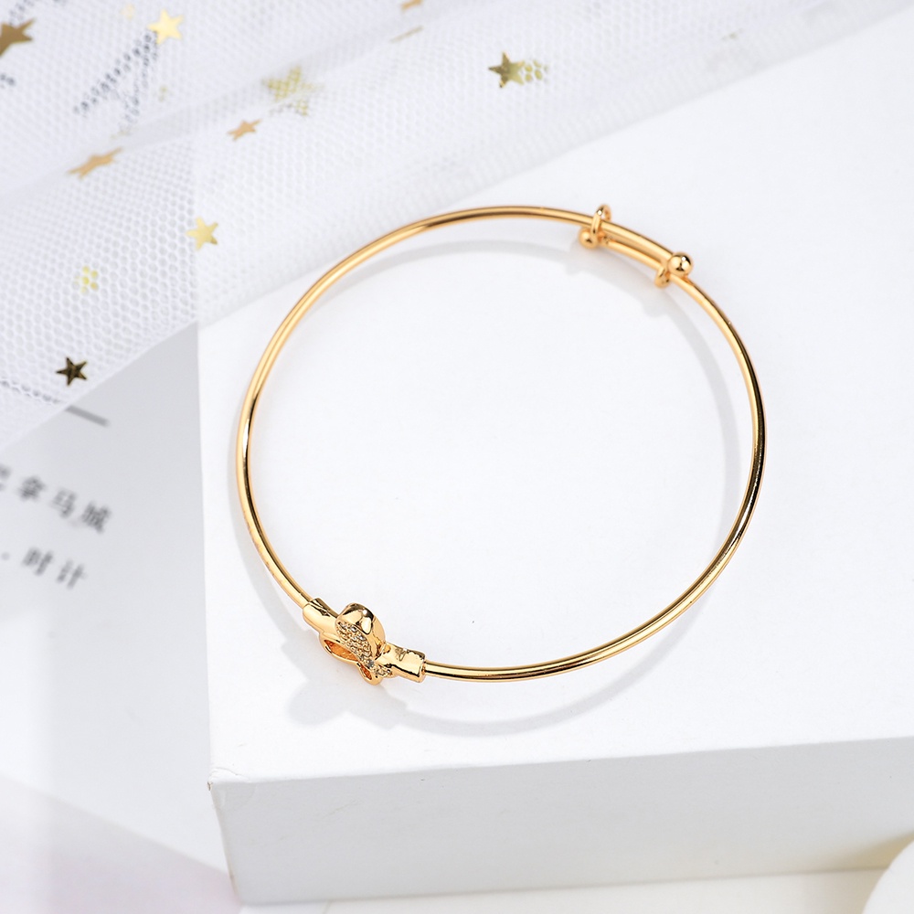 ✅COD Set perhiasan anak Kalung kupu titanium rose gold gelang cincin anting korean style perhiasan emas  D445