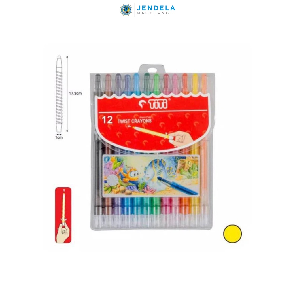 

TiTi 12 Twist Crayons Ti-CP-12T