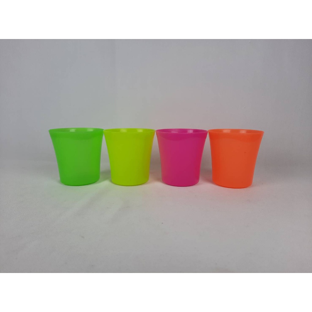 Gelas plastik / Gelas plastik kecil / Gelas kecil / Gelas apel kecil / Gelas (1 Lusin isi 12 Pcs)