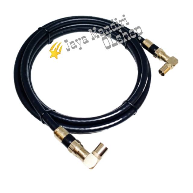 KABEL ANTENA TV 2 METER MALE TO MALE CONNECTOR L TO L