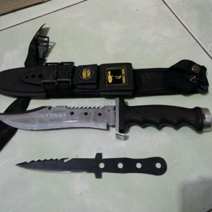 ( BISA COD ) pisau sangkur bayonet security polisi TNI cobra anak hitam polisi TERBARU [Kode 1|Kode