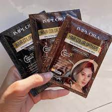 Implora Hair Color Shampoo 30ml Sachet -  Shampoo Pewarna Rambut Original BPOM