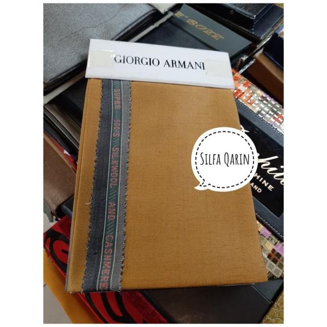 Kain Celana Giorgio Armani 500's Wool Cashmere In England (130x150)