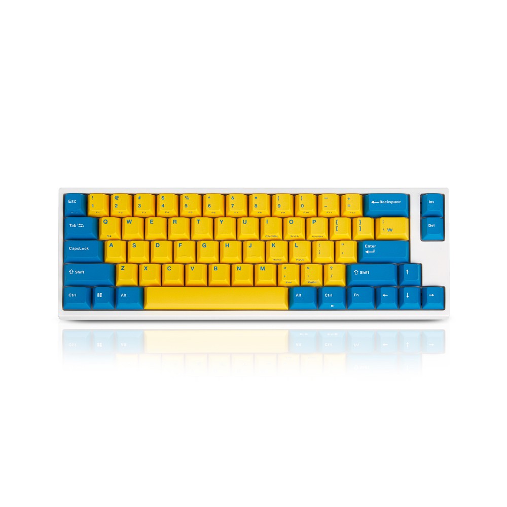 Leopold FC660M Yellow Blue White Mechanical Gaming Keyboard