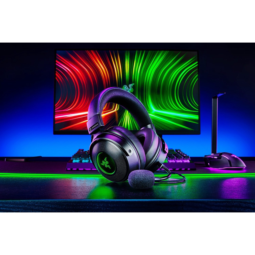 Razer Kraken V3 HyperSense Wired USB Gaming Headset Haptic Technology