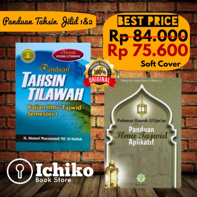 Panduan Tahsin Tilawah dan Ilmu Tajwid Aplikatif Jilid 1 dan 2 /ORIGINAL