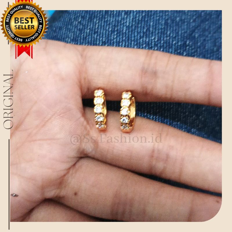 Anting mata baris Xuping terbaru