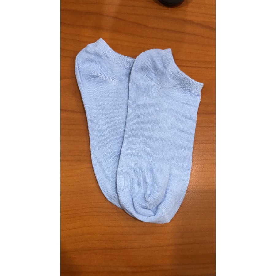FAYES Kaos Kaki Wanita Ankle Kaos kaki Cute Kaos Kaki Motif Kaos Kaki Semata Kaki Socks U16-H05 BLUE