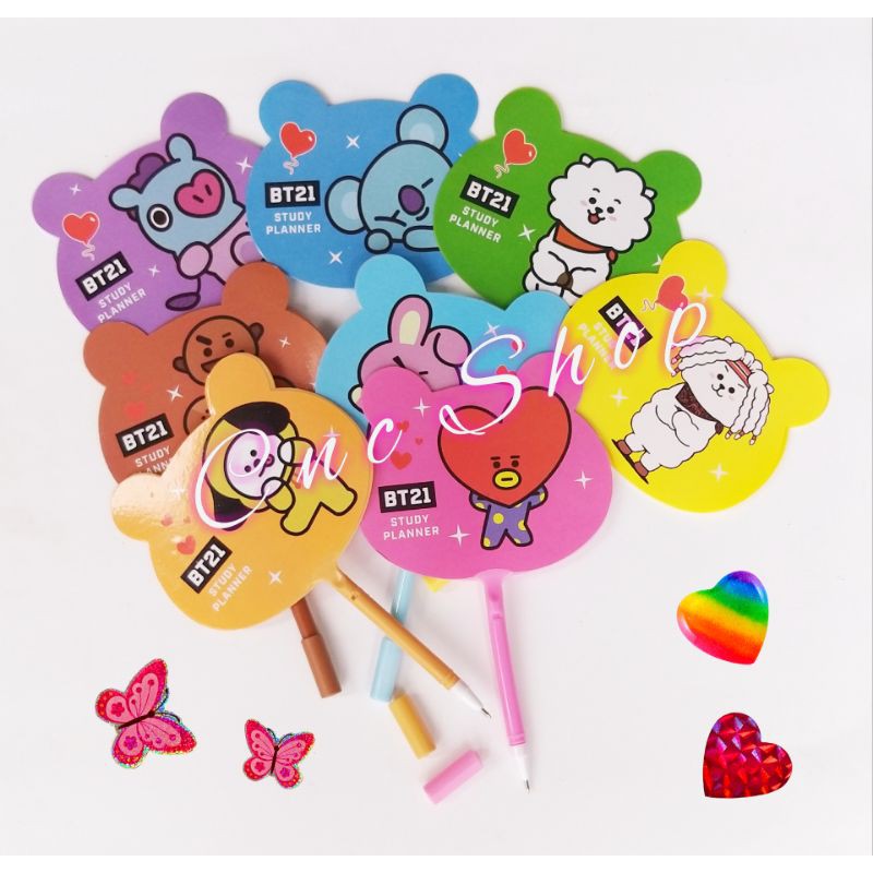 Pulpen Kipas BT 211 Line Lucu Murah Alat Tulis Anak