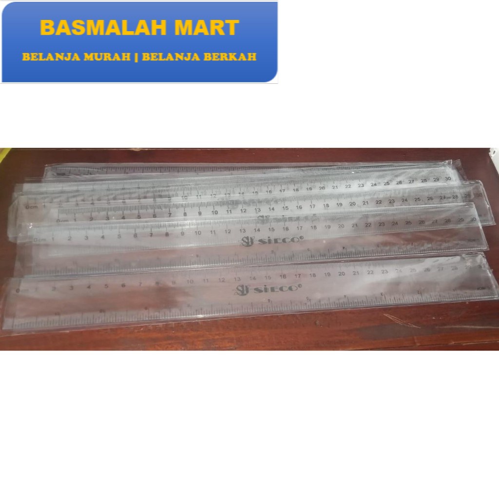 

penggaris 30 cm murah meriah (Ilham Berkah Mart)