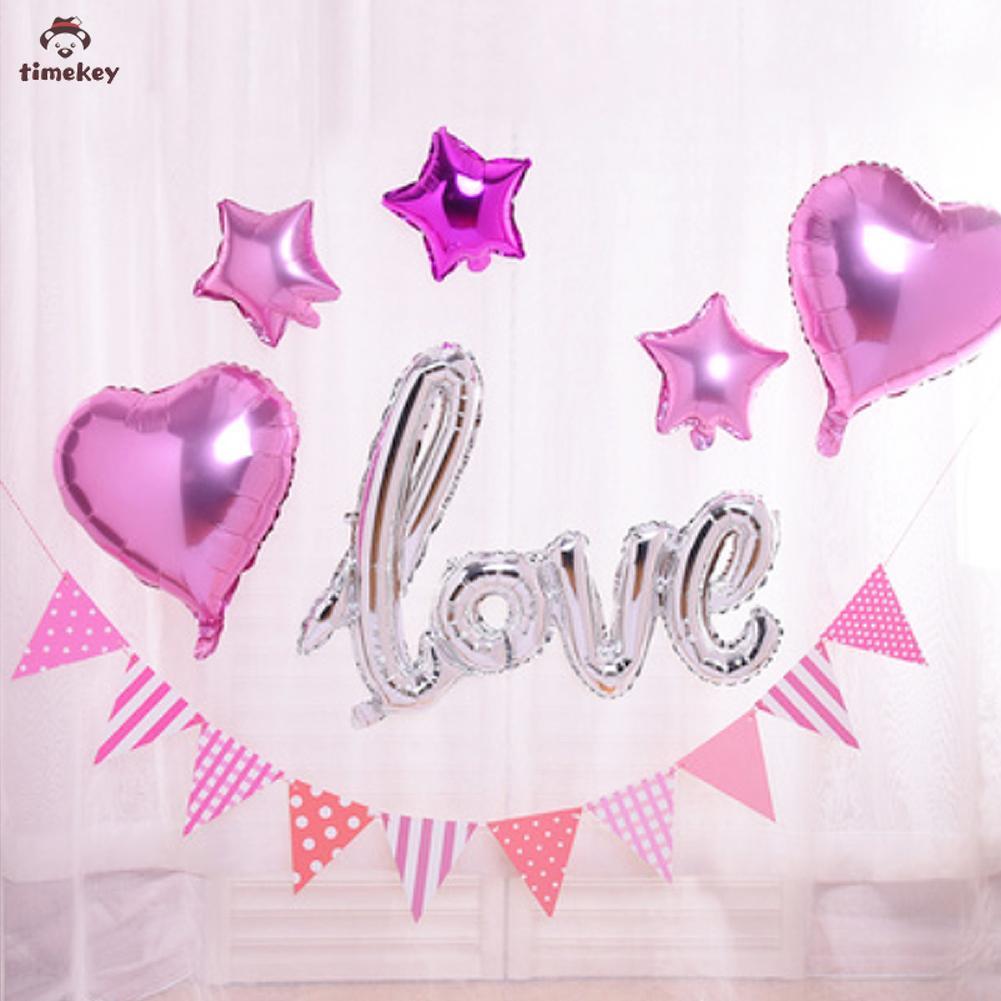 Balon Foil Bentuk Hati Ukuran 108cm Untuk Dekorasi Pesta Ulang Tahun/Valentine/Photo Booth