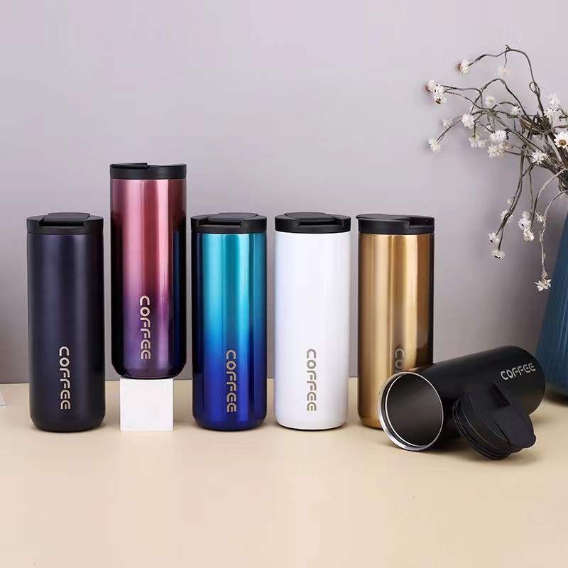 Termos Tumbler Coffee Mug Stainless Steel 500ML Tahan Panas/Dingin KOPI SD-1052