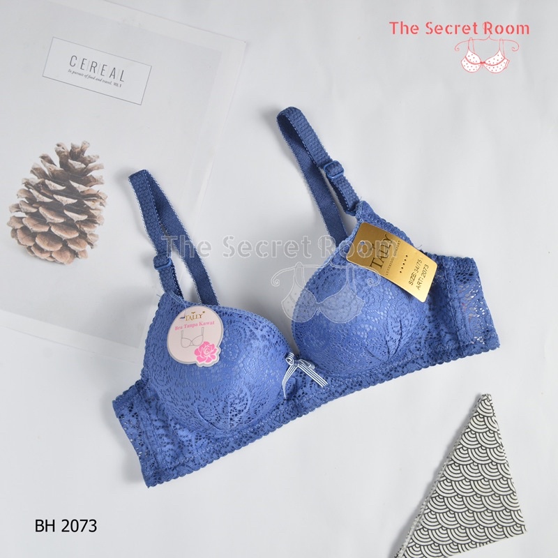 TALLY BRA BH 2073 I CUP B KECIL | TANPA KAWAT I BUSA SEDANG I SIZE 34-38