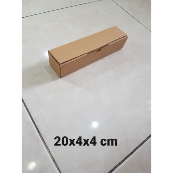 

Kardus Box uk. 20x4x4 cm Kotak Karton Die cut