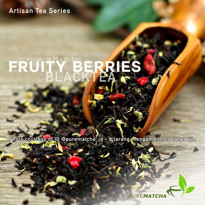 

(BISA COD) Artisan Tea Cafe - Black Tea Fruity Berries Teh Hitam Rasa Buah 50g