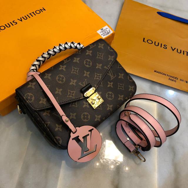 LV Pochette Braided Metis Bag