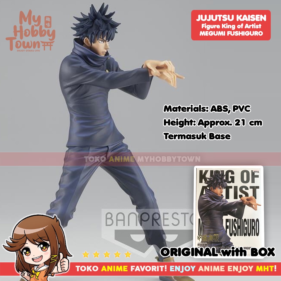 Figure Anime Original Jujutsu Kaisen KOA Megumi Fushiguro King Of Artist Banpresto