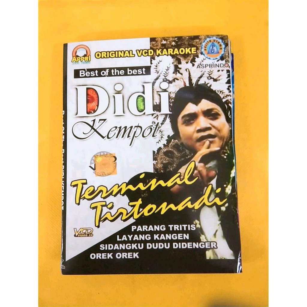 kaset VCD original karaoke Lagu Best Of The Best DIDI KEMPOT Terminal Tirtonadi