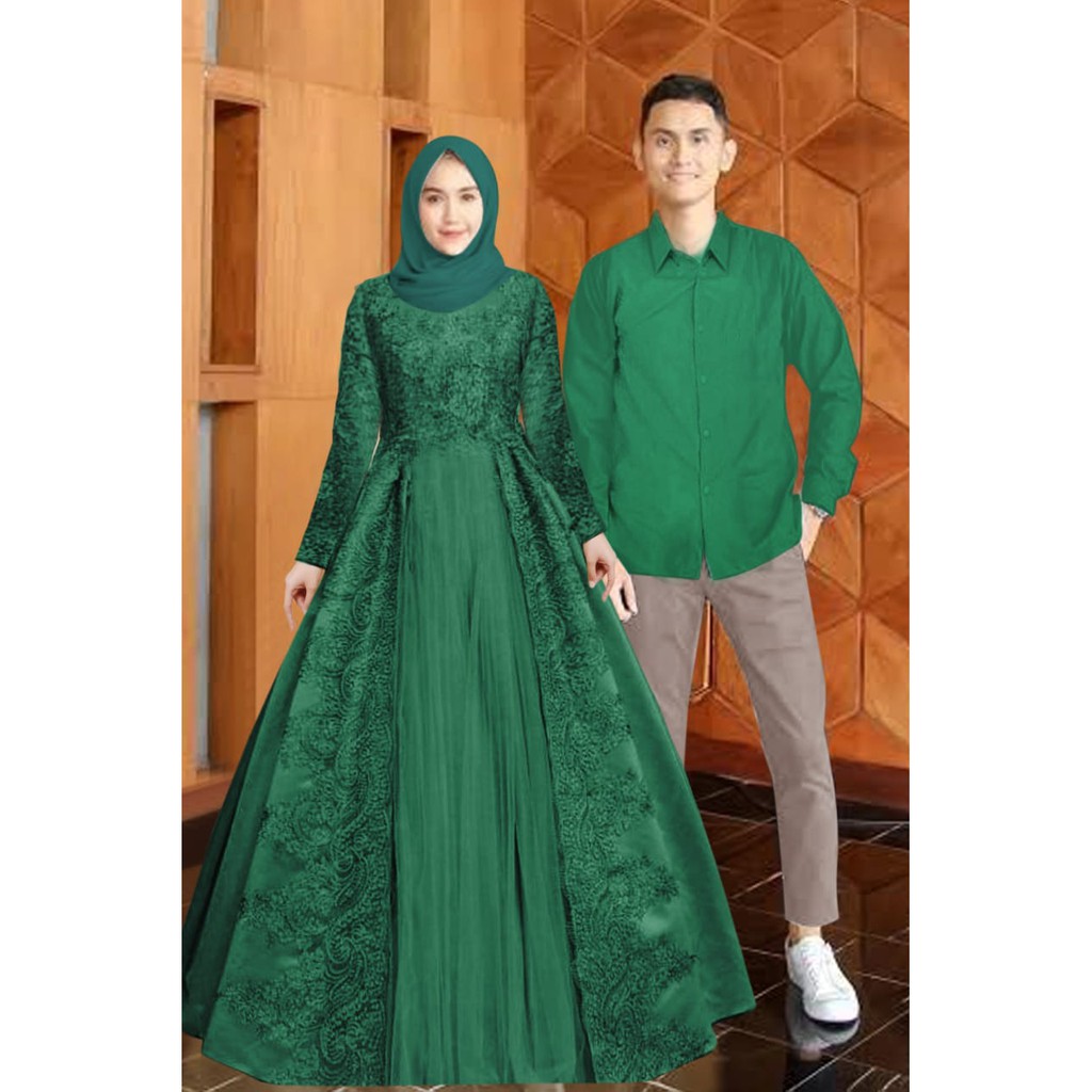 HOPYLOVY - Baju Couple Terbaru Nurlela Brukat